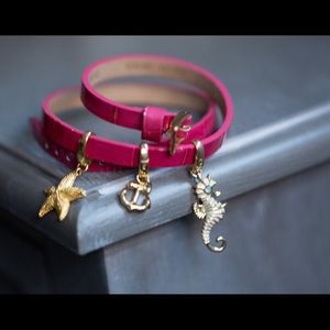 Spartina Leather Charm Bracelet (discontinued)